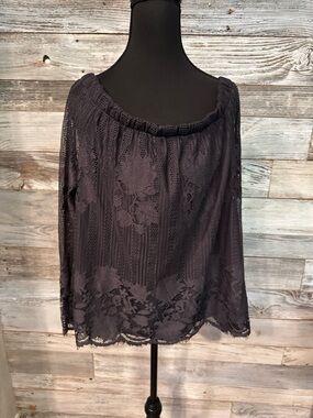 Arizona Jean Company Lace Off-Shoulder Blouse